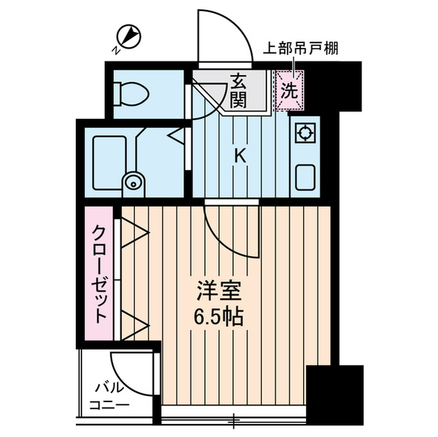 アベニール曙橋の間取り
