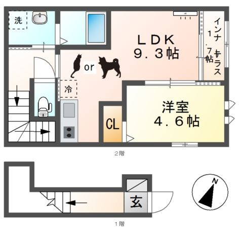 アジュシカの間取り