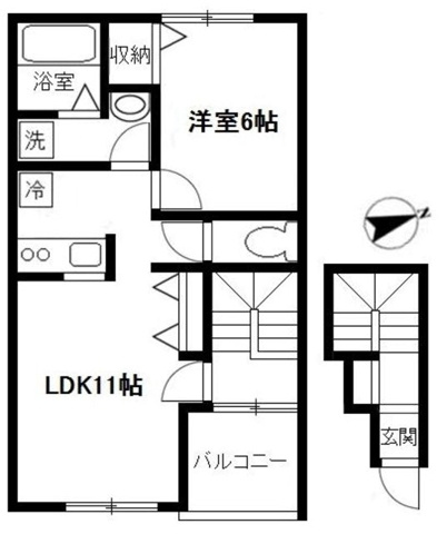 ら・それいゆの間取り