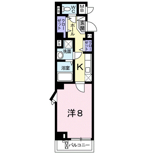 ベル　クラールの間取り