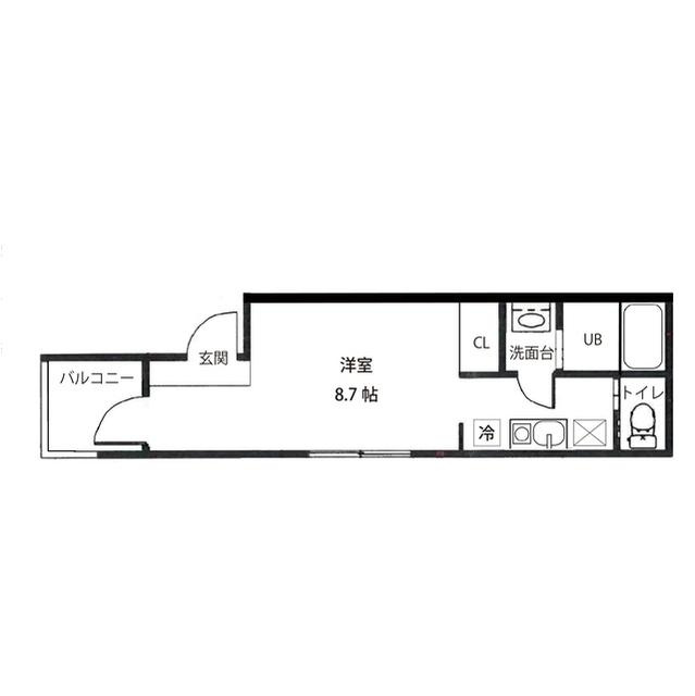 GLADⅠ京成小岩（グラッドワン）の間取り|間取り図