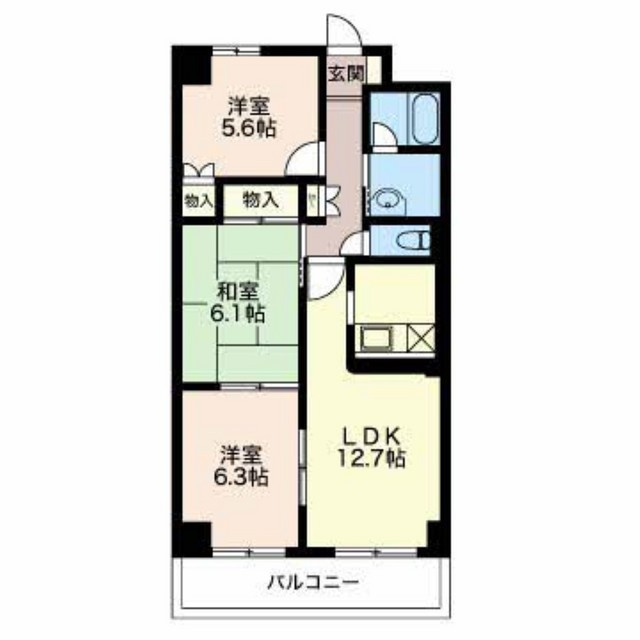 オークランド25の間取り