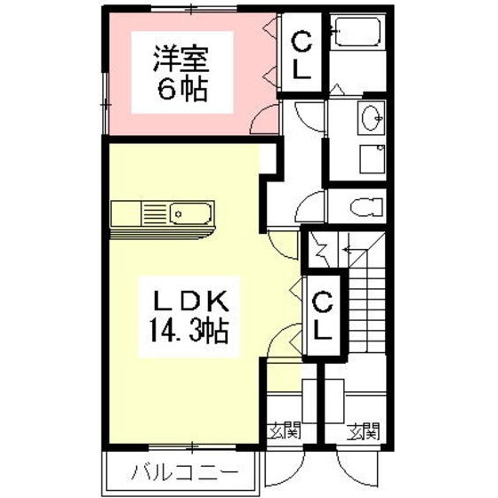 がーでんはうすＹの間取り