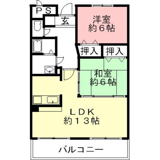ミラノの間取り