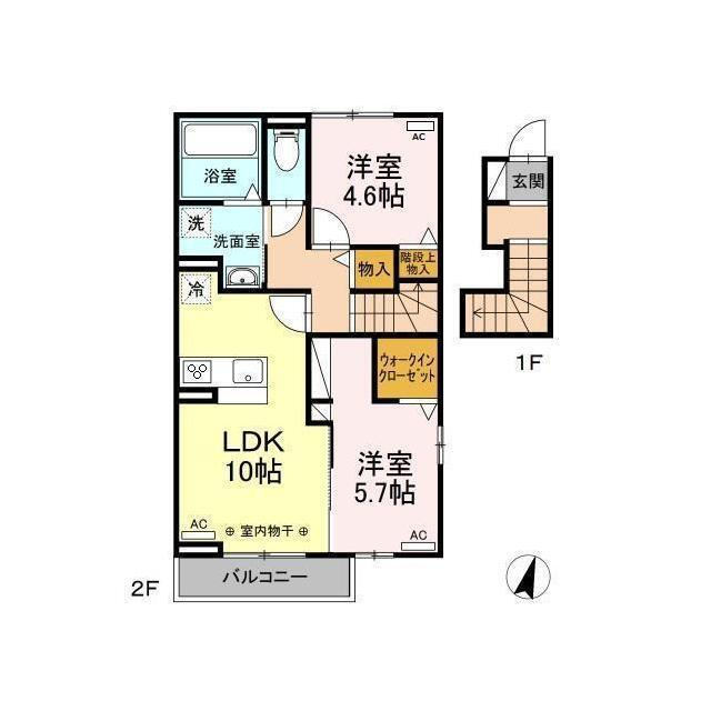 ソレイユの間取り