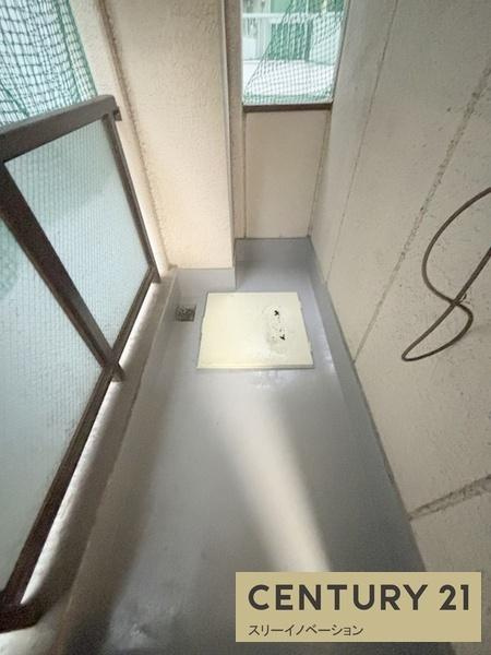 大阪市港区南市岡３丁目の賃貸マンションのバルコニー