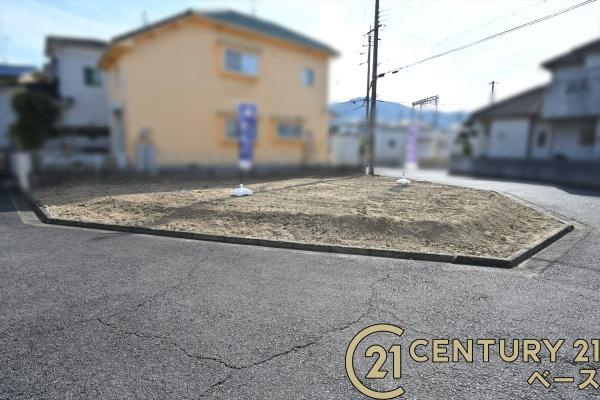香芝市藤山２丁目　建築条件なし土地のその他|■現地撮影写真■見晴らしの良い三方角地です！