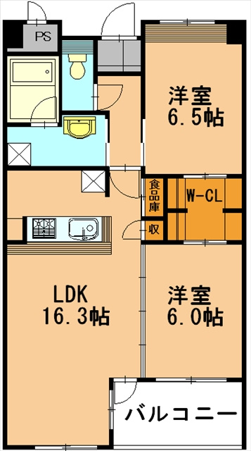 ボヌールの間取り