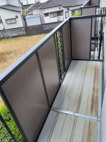 第２龍球園ハイツのバルコニー