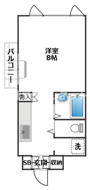 下馬ヒルス【おとり物件なし】の間取り