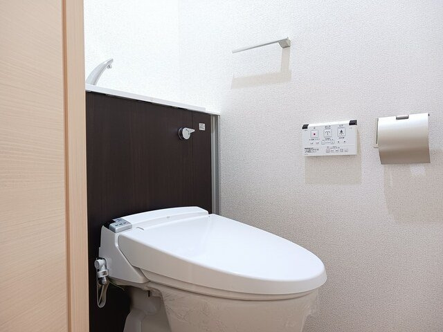 富山市神通本町１丁目の賃貸マンションのトイレ