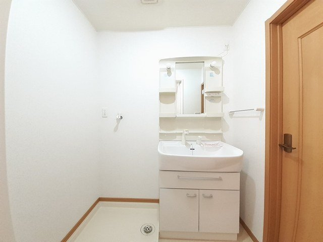 富山市太郎丸本町２丁目のアパートの洗面所