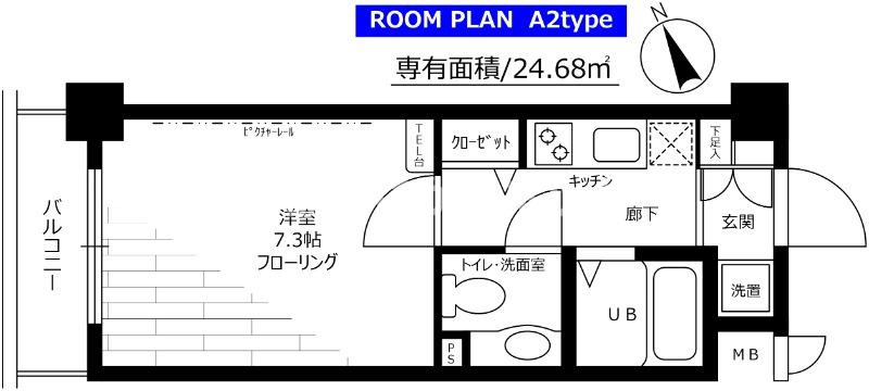 ステージグランデ市谷薬王寺【おとり物件なし】の間取り