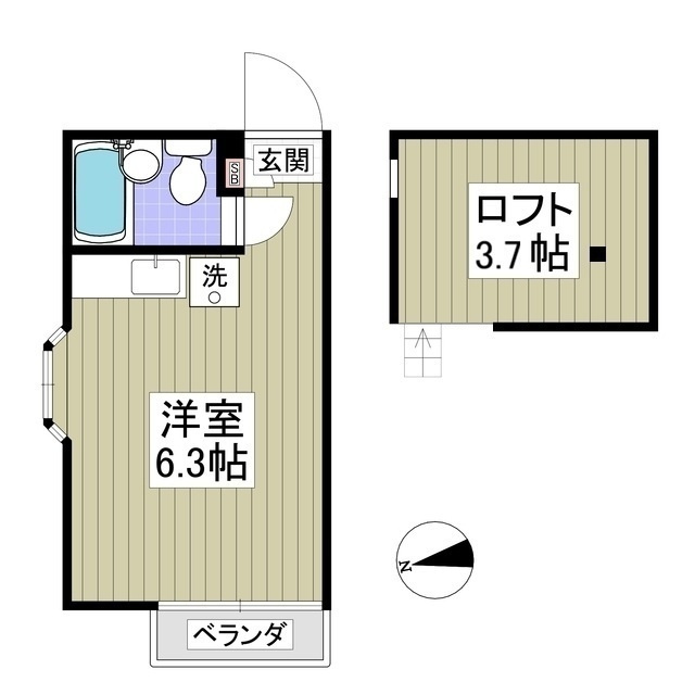 三ツ沢ホームズの間取り