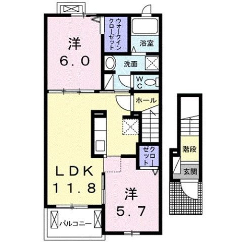 サンリット　Ⅰの間取り