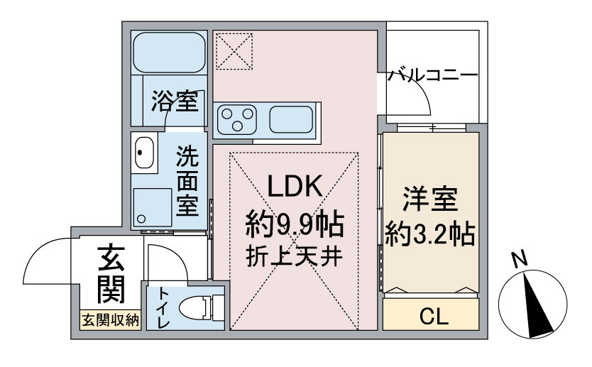 リブレコート平針の間取り