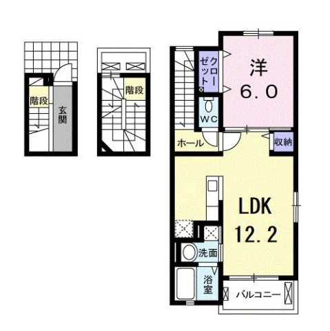 ベルポストⅢの間取り