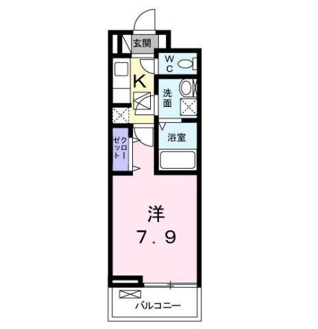 ＢＬＥＳＳ三郷　Ｂ棟の間取り