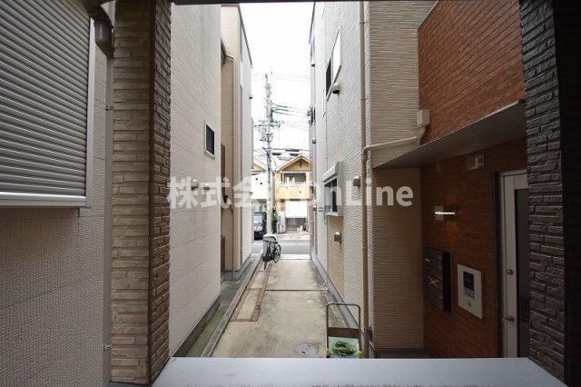 東大阪市花園東町１丁目のアパートの展望