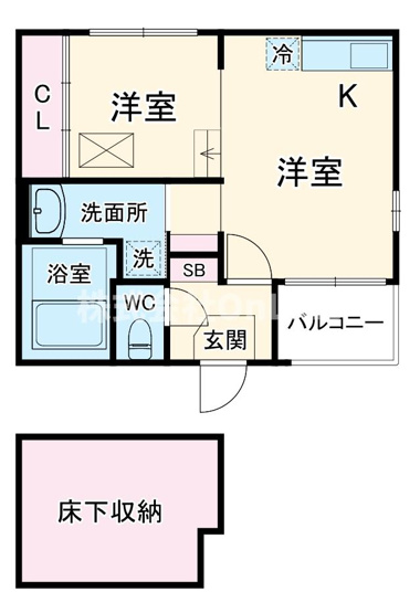 【間取り】 | ハーモニーテラス花園東町Ⅱ