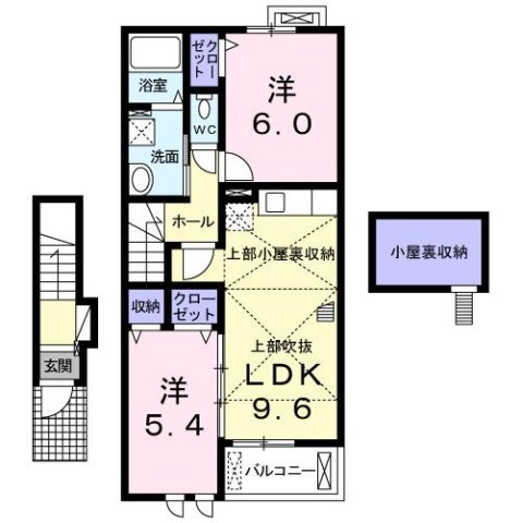 サンライトヒルズＥの間取り