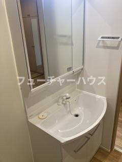 Prendre（プランドール） A棟の洗面所|脱衣スペースもあります