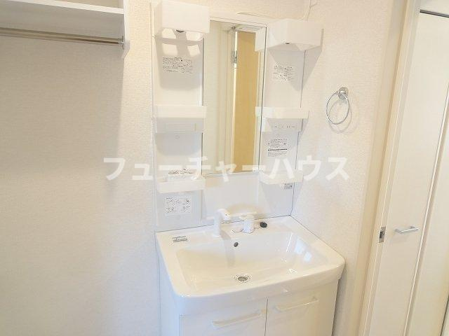 リベルテの洗面所|忙しい朝には欠かせない洗面所です
