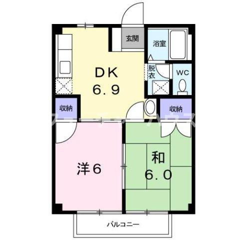 サニープレイスの間取り