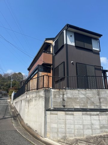 邑久町北島戸建ての外観|外観は落ち着いています