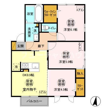 グランマーレ　Ｑの間取り