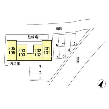 エトワールの区画図|当社、チルホームのHPもご覧ください(^^)/物件情報多数♪