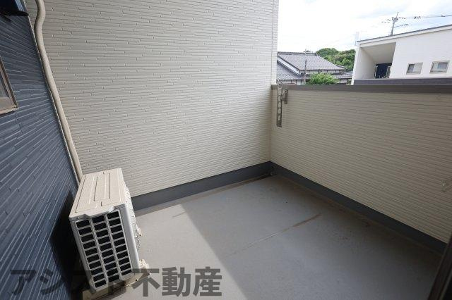 グレイス鯰田のバルコニー