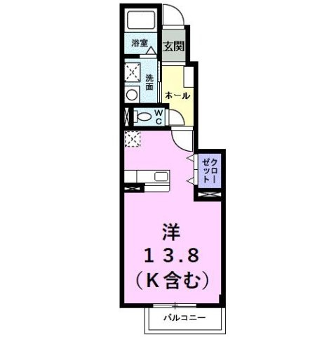ルミエールⅠの間取り