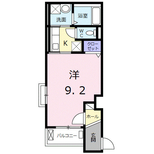フェリオコーポの間取り