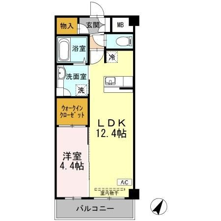 第7山洋ビルの間取り