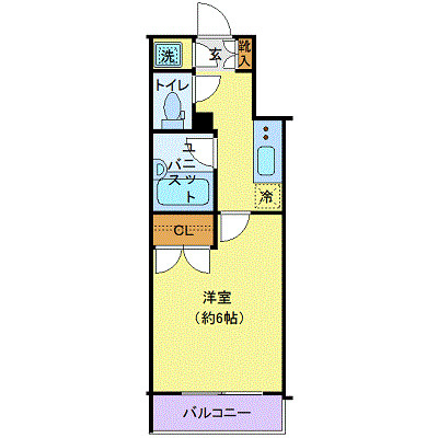 スカイコート秋葉原の間取り