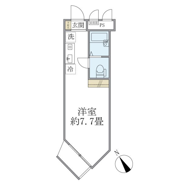 ＩＳＭ　ＨＩＧＡＳＨＩＭＵＫＯＪＩＭＡの間取り