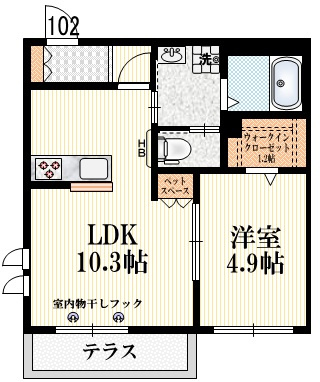CITRINEの間取り