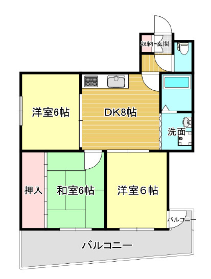 アーク玉津橋の間取り|アーク玉津橋　間取り