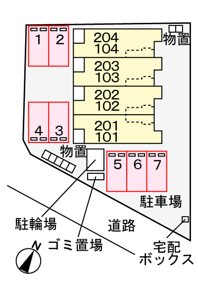 セントアンドリュースの区画図