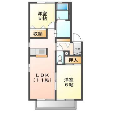 シャーメゾン光田の間取り