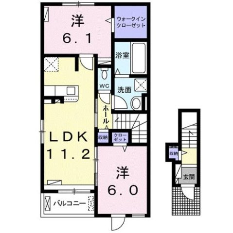 雅の間取り