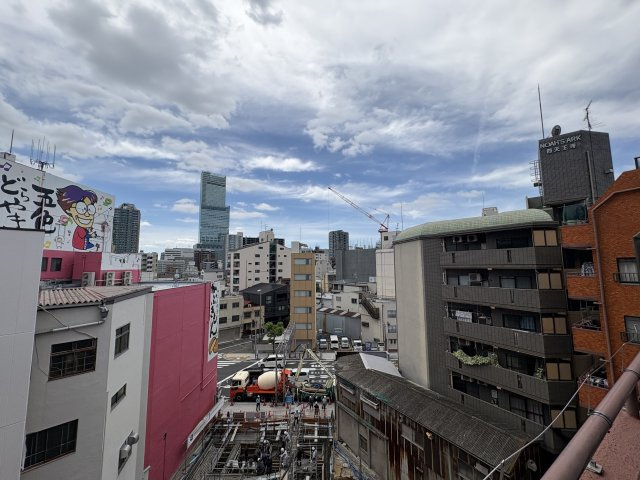 ライオンズマンション四天王寺のバルコニー