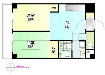 ハイツオーエドの間取り
