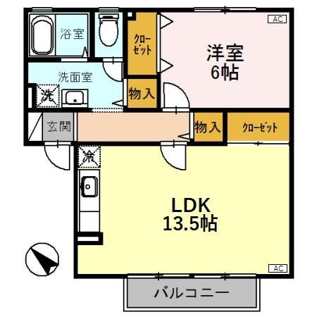 サンシャイニーひばり　A棟の間取り