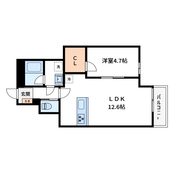 Legato一之江の間取り