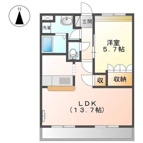 ピア・来夢の間取り