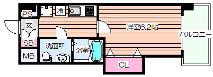 【間取り】 | ラグゼ東三国Ⅱ