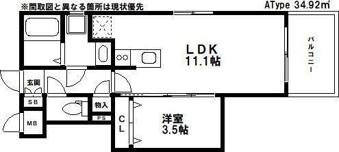 ルーチェ平尾の間取り