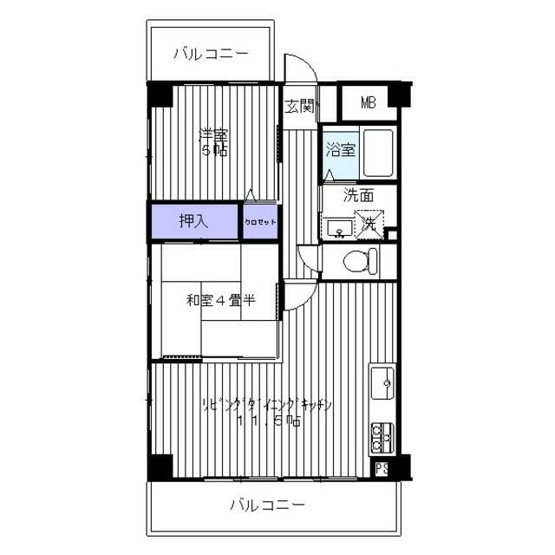 【間取り】 | ランファン・ドール二子玉川